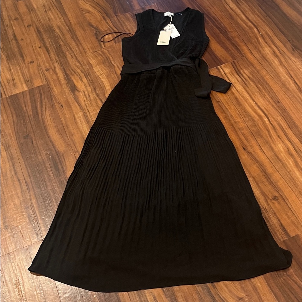 New Elie Tahari Black Maxi Dress size M - Picture 8 of 15